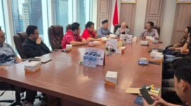 Pimpinan Pusat Gerakan Pemuda (GP) Ansor melakukan kunjungan silahturahmi dengan Paguyuban Sosial Marga Tionghoa Indonesia (PSMTI) Pusat di SCBD, Jakarta, Rabu, 22 Januari 2025. (Dok. PSMTI)