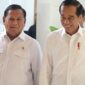 Pesiden  Prabowo Subianto bersama Mantan Presiden Joko Widodo . (Facebook.com @Prabowo Subianto)