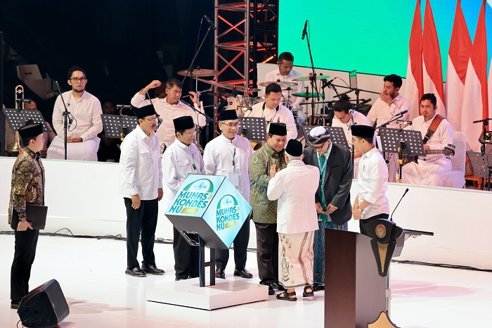 Acara 102 Tahun Nahdlatul Ulama bertajuk “Bekerja Bersama Umat untuk Indonesia Maslahat” di Istora Senayan. (Dok. Tim Media Prabowo)