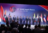 Presiden Indonesia Prabowo Subianto di acara KTT ASEAN 2025, Kuala Lumpur. (Dok. Tim Media Prabowo)