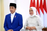 Presiden ke-7 Republik Indonesia Joko Widodo bersama Iriana Jokowi. (Dok. Presidenri.go.id)