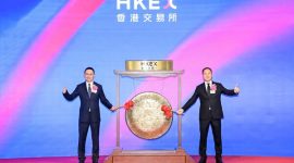 Mr. Tony Xu, Founder and CEO of Sigenergy, and Mr. Samuel Zhang, President of Sigenergy, joined the listing ceremony.