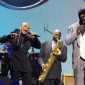 Dee Dee Bridgewater, James Carter and Gregory Porter performing Ramsey Lewis’ “The In-Crowd” during the International Jazz Day Global Concert in Chicago — &copy; Steve Mundinger