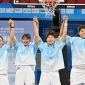 Pada 29 April, tim China sebagai juara tampil dalam upacara penyerahan medali. Foto: Guo Cheng/Xinhua