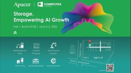 Apacer Showcases Edge AI Storage Power at COMPUTEX 2026