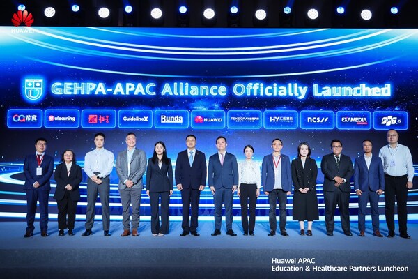 The launch ceremony of Huawei GEHPA-APAC Alliance
