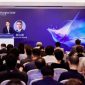 George Gao, President of Huawei Cloud Core Network Product Line, delivering a keynote speech