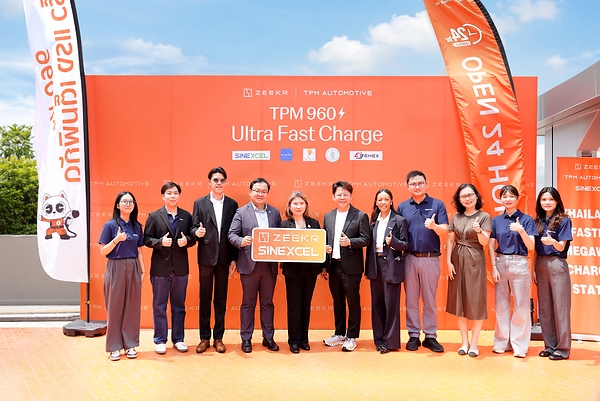 The Fastest EVs Deserve the Fastest Charging | SINEXCEL, ZEEKR, and TPM Automotive Jointly Build Thailand's Fastest Megawatt Charging Station